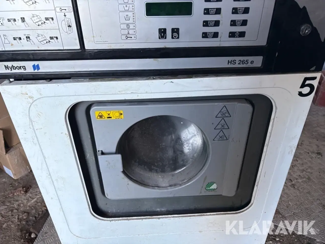 Billede 6 - Industrivaskemaskine 2 styk Nyborg HS265e