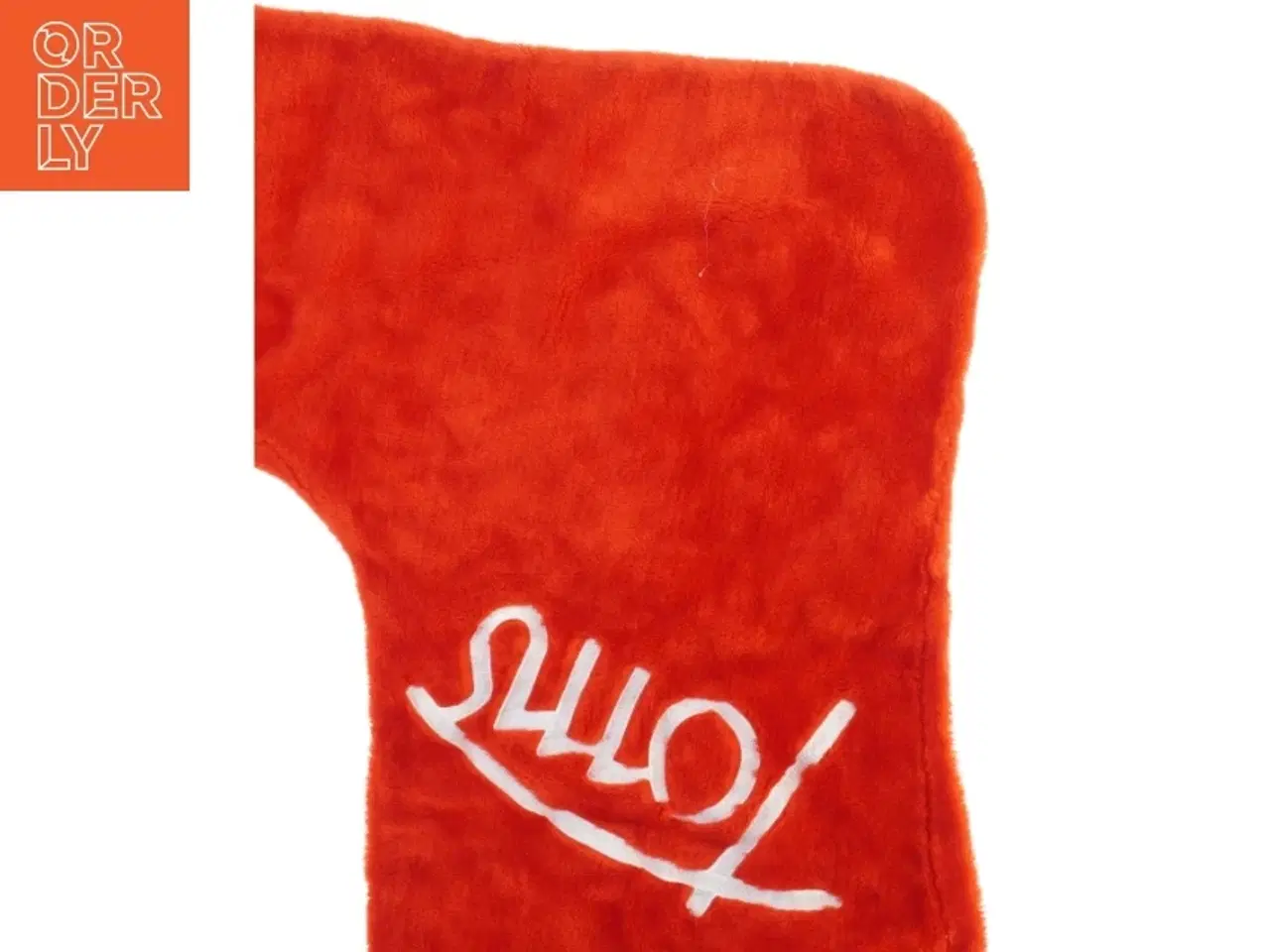 Billede 4 - Rødt håndklæde med logo fra Toms (str. 94 x 70 cm)