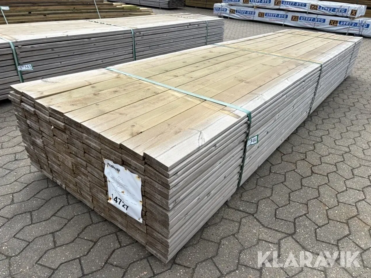 Billede 1 - Trykempraneret terrassebrædder - 180 styks - 756 meter