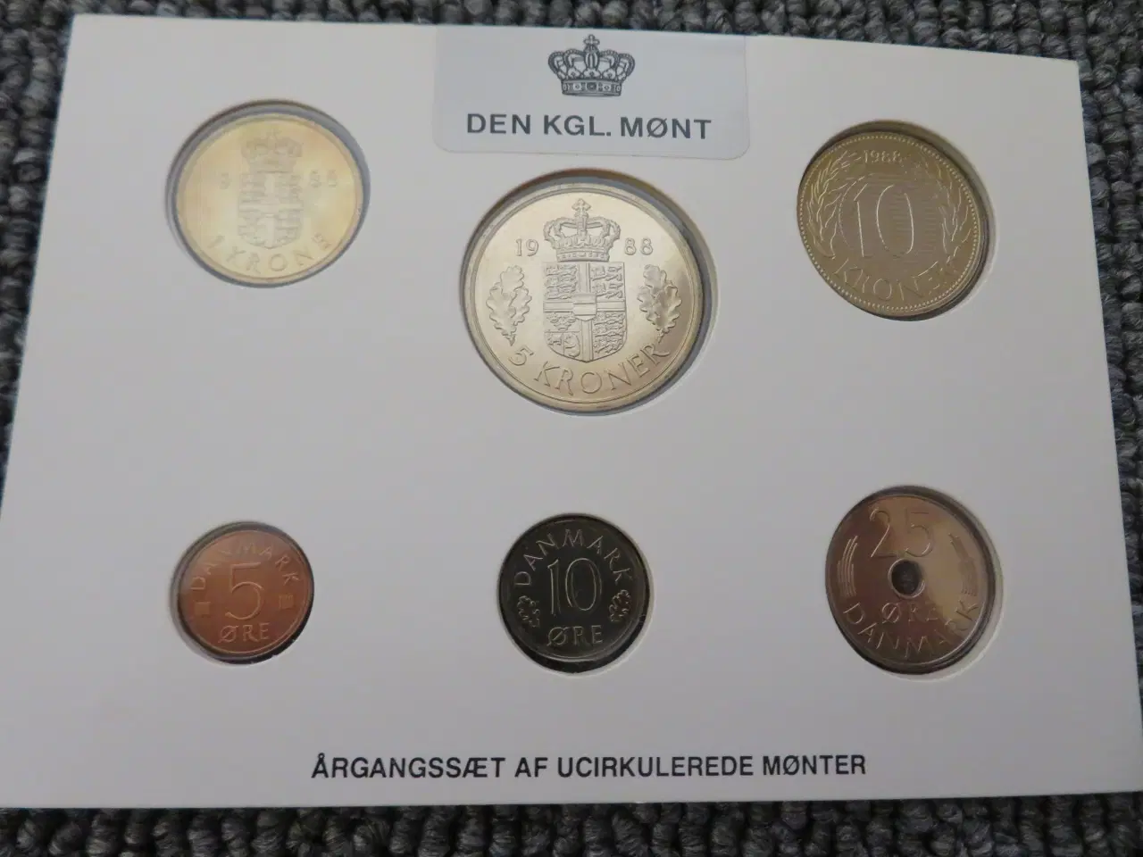 Billede 1 - Årgangsmønter 1988