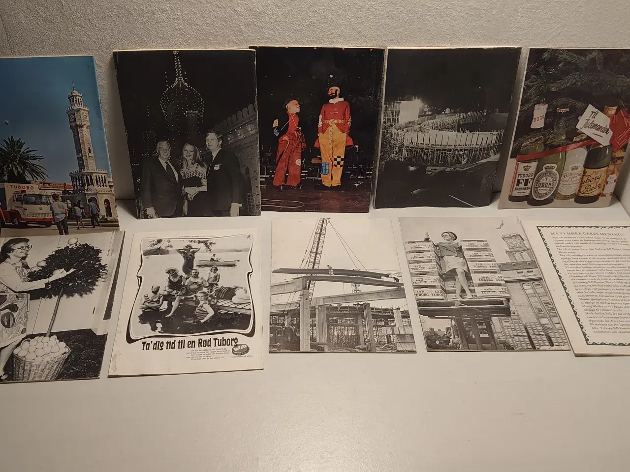 Billede 6 - 10 stk Tuborg posten. Sjælden. 1967-74. Kun samlet