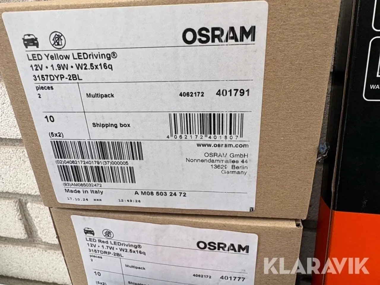 Billede 10 - Led pære og solpaneler Osram