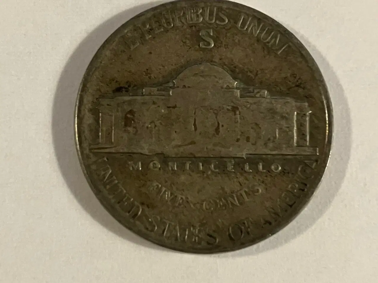 Billede 2 - Five Cents 1945 S USA