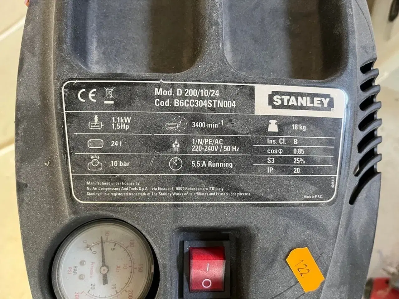 Billede 2 - Kompressor, STANLEY