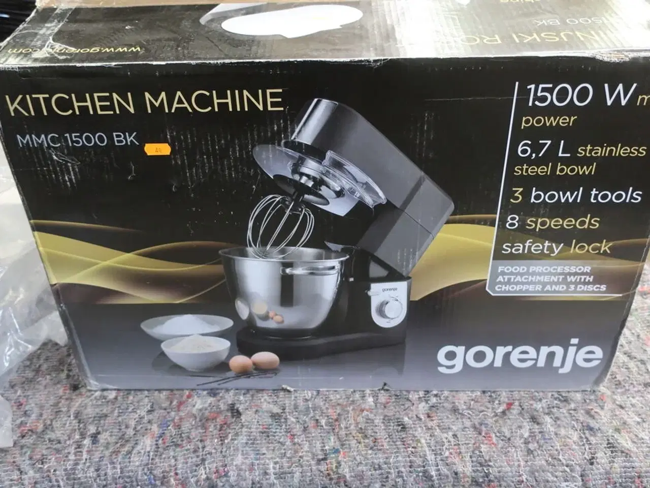 Billede 7 - Foodprocessor GORENJE MMC 1500 BK