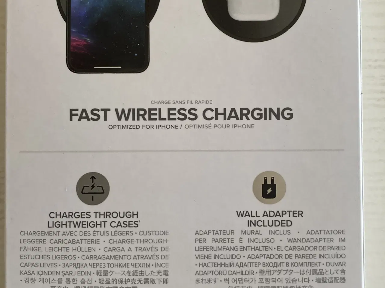 Billede 2 - Oplader, Mophie wireless charging pad