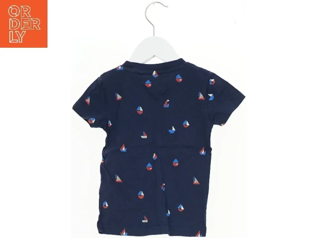 Billede 2 - Børne T-shirt med bådmønster fra Next (str. 80)