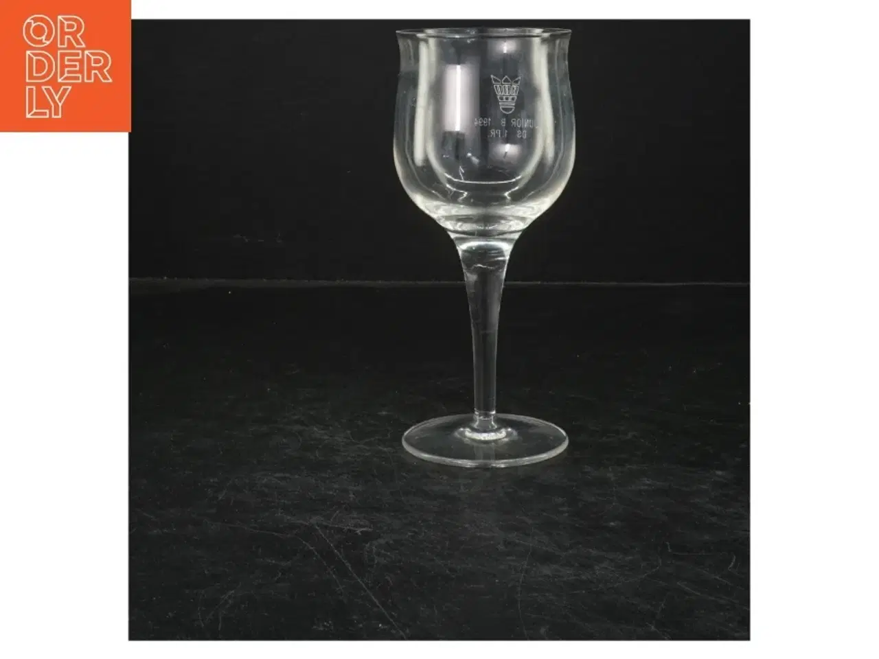 Billede 2 - Vin glas med indgravering (str. 17 cm)