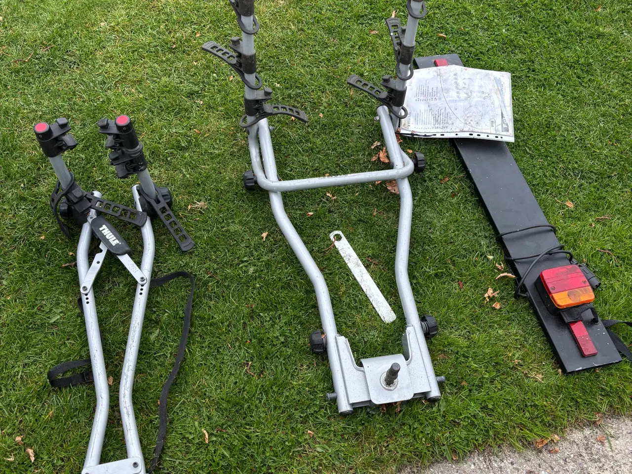 Billede 1 - Cykelstativer og nummerpladeholder