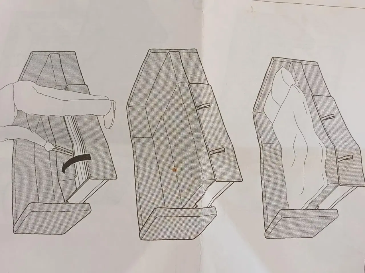 Billede 1 - Pæn hjørnesofa / db sovesofa