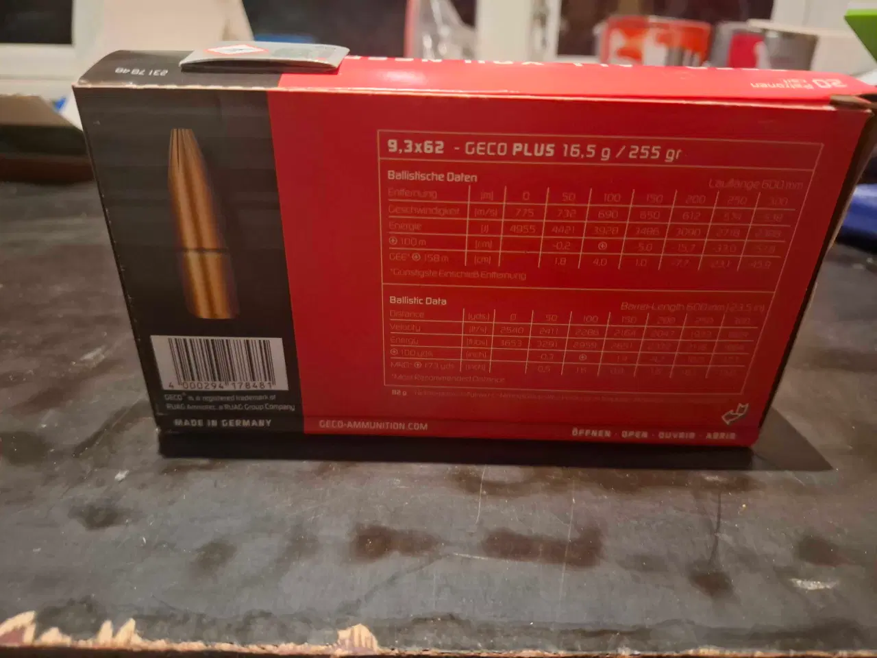 Billede 2 - Geco 9,3×62 ammonition