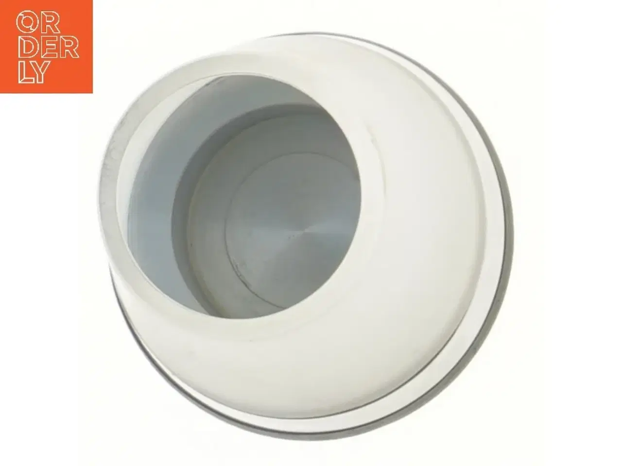 Billede 2 - Frostet glas lysestage fra Menu (str. 10,5x13 cm)