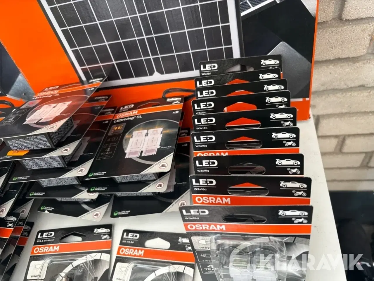 Billede 4 - Led pære og solpaneler Osram