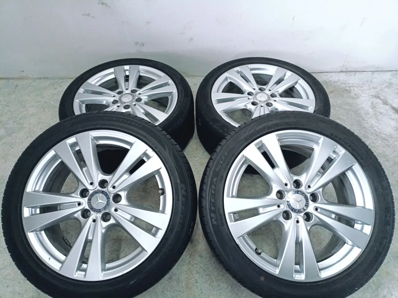 Billede 3 - 5x112 17" ET52,5 nav 66,6ø Mercedes fælge