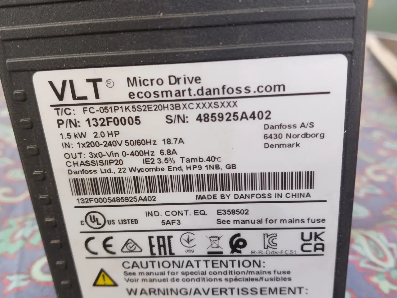 Billede 1 - VLT Micro Drive