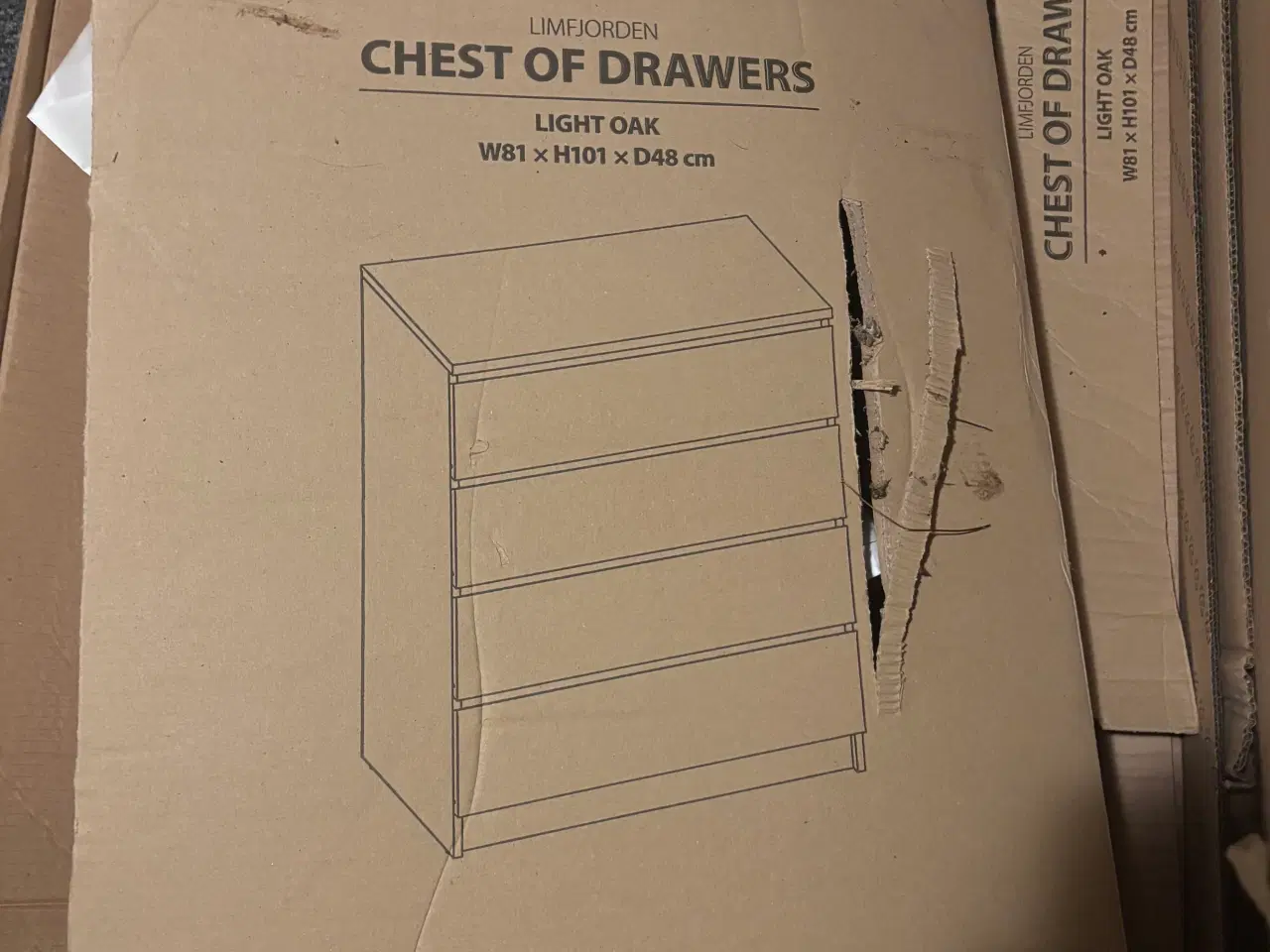 Billede 4 - Kommode med 4 skuffer