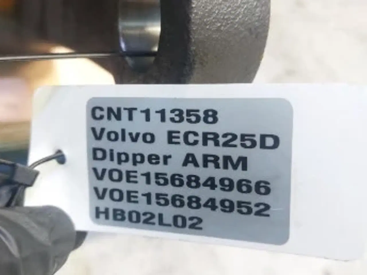 Billede 10 - Volvo ECR25D Dyppearm VOE15684966