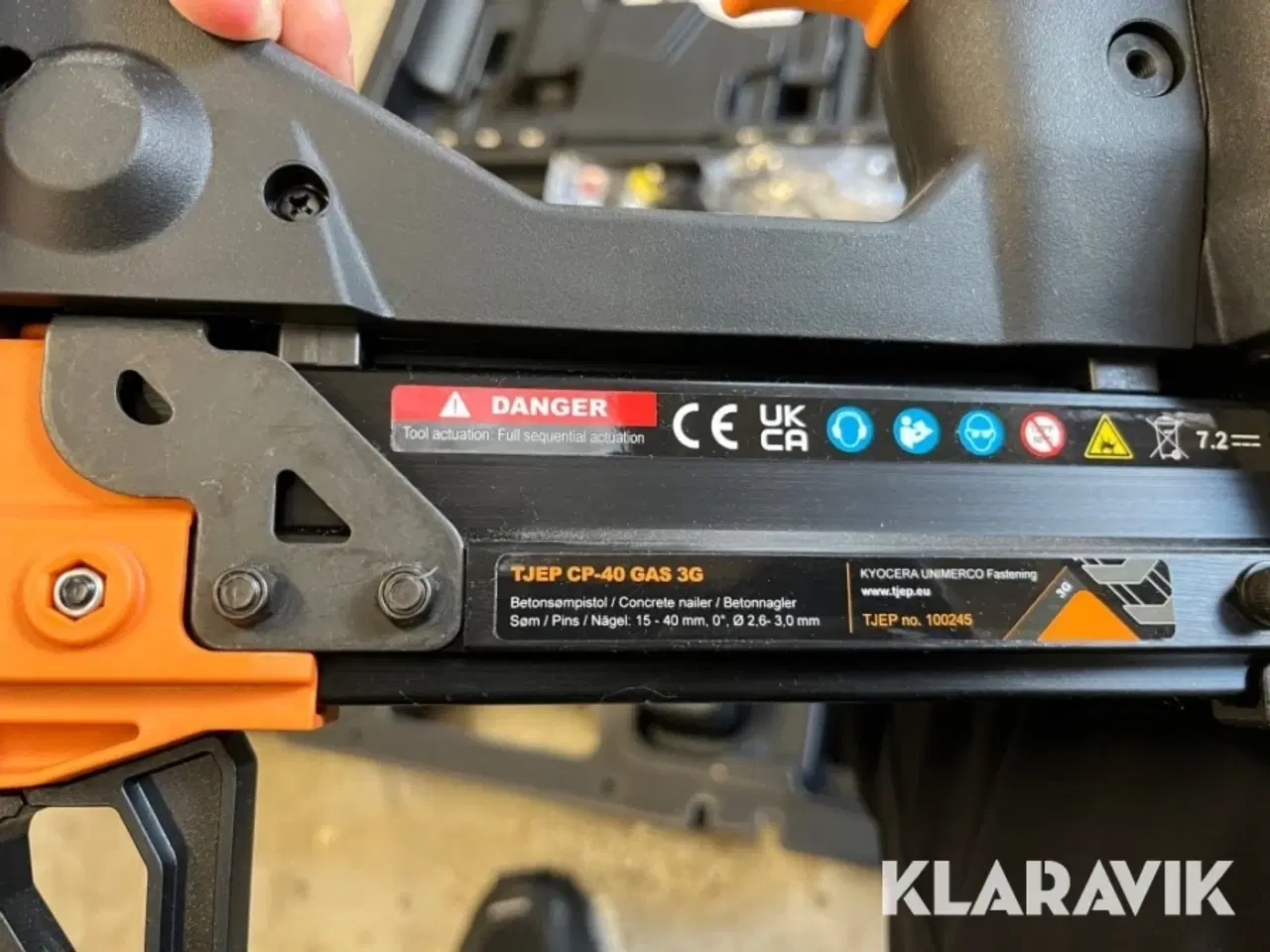 Billede 4 - Gas betonsømpistoler Tjep CP-40 Gas 3G 2 styk