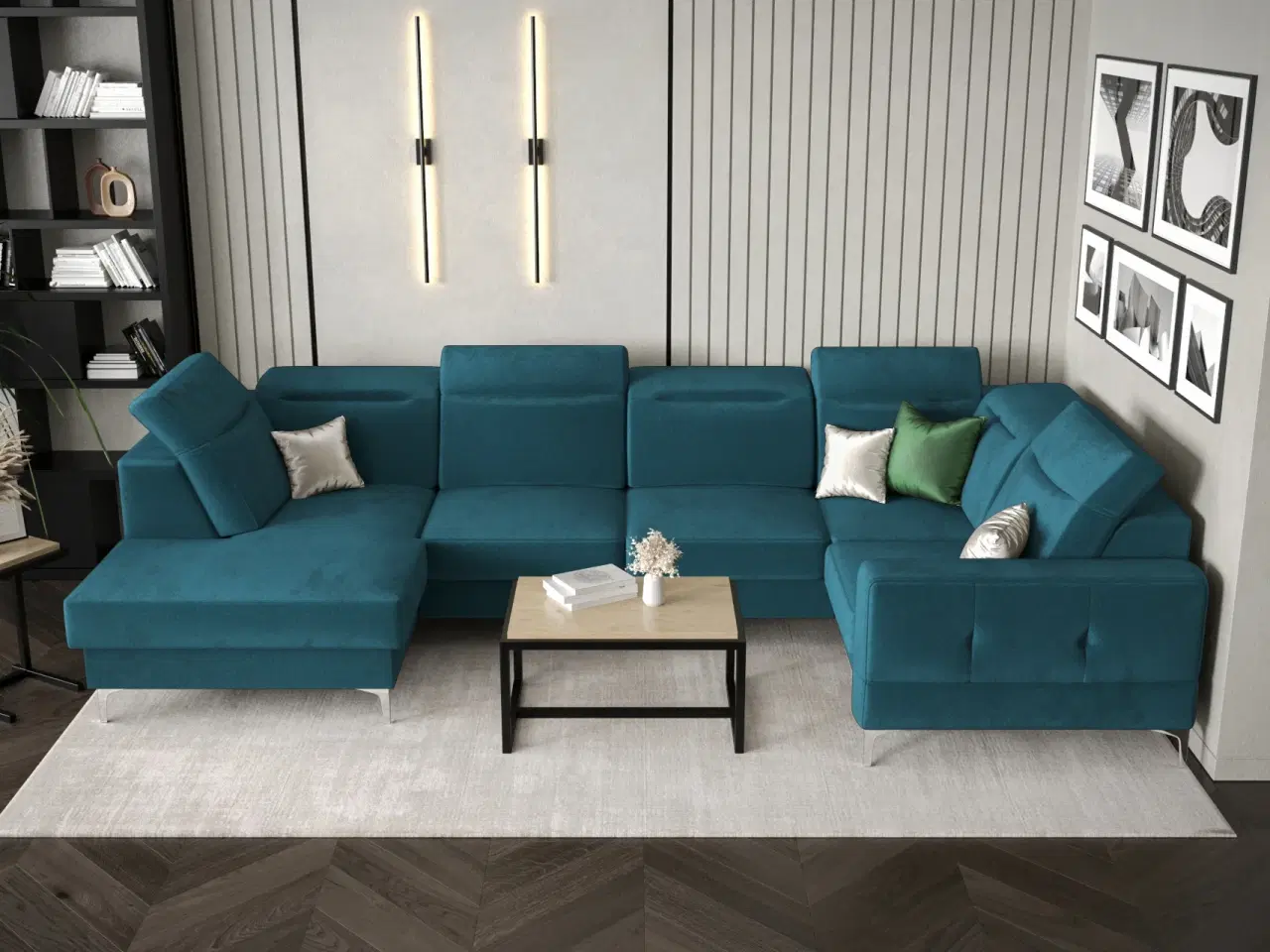 Billede 10 - MALI MAX II HJØRNESOFA 180x350x182 CM