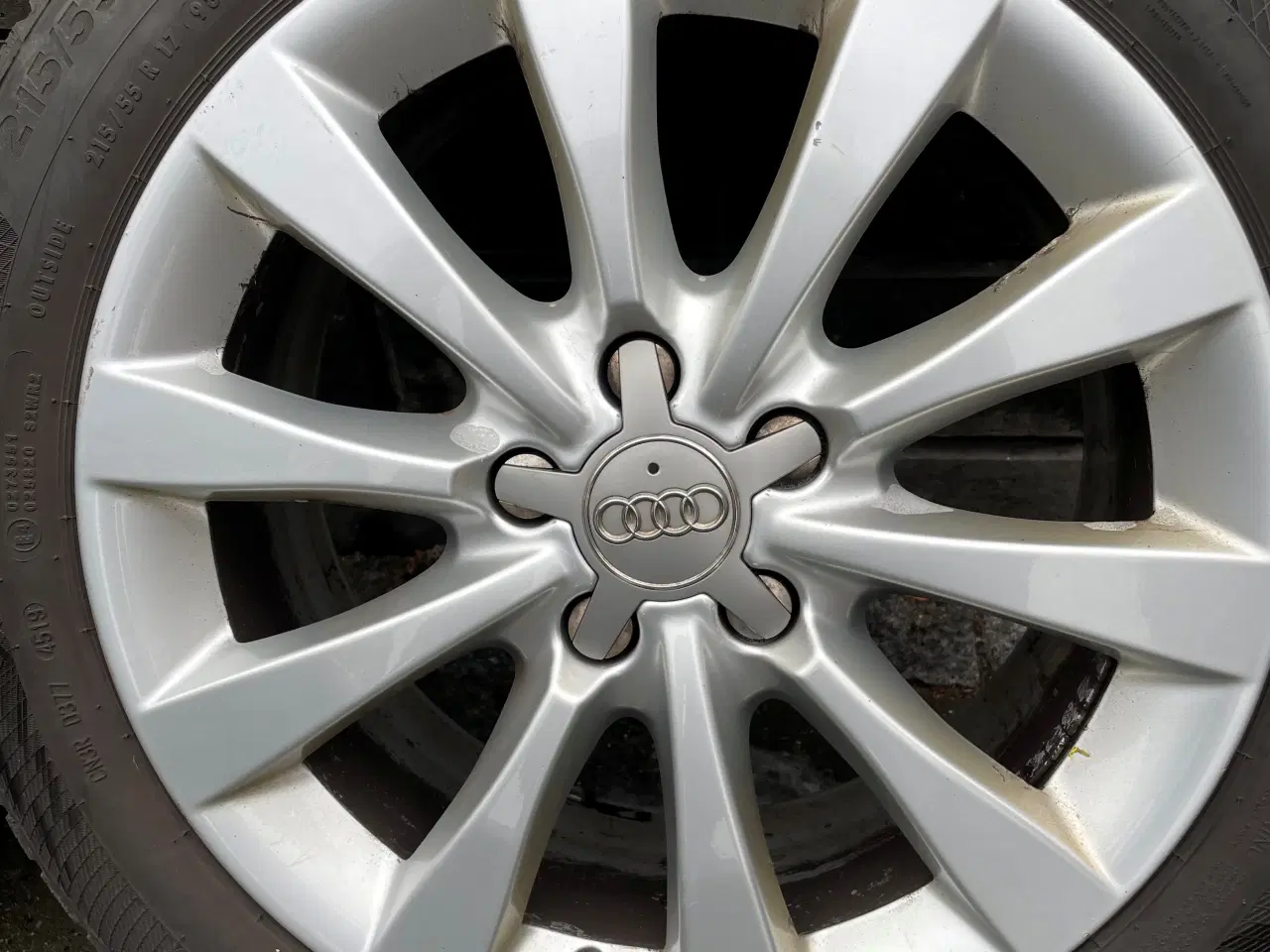 Billede 2 - Originale Audi A6 alu fælge med vinterdæk.