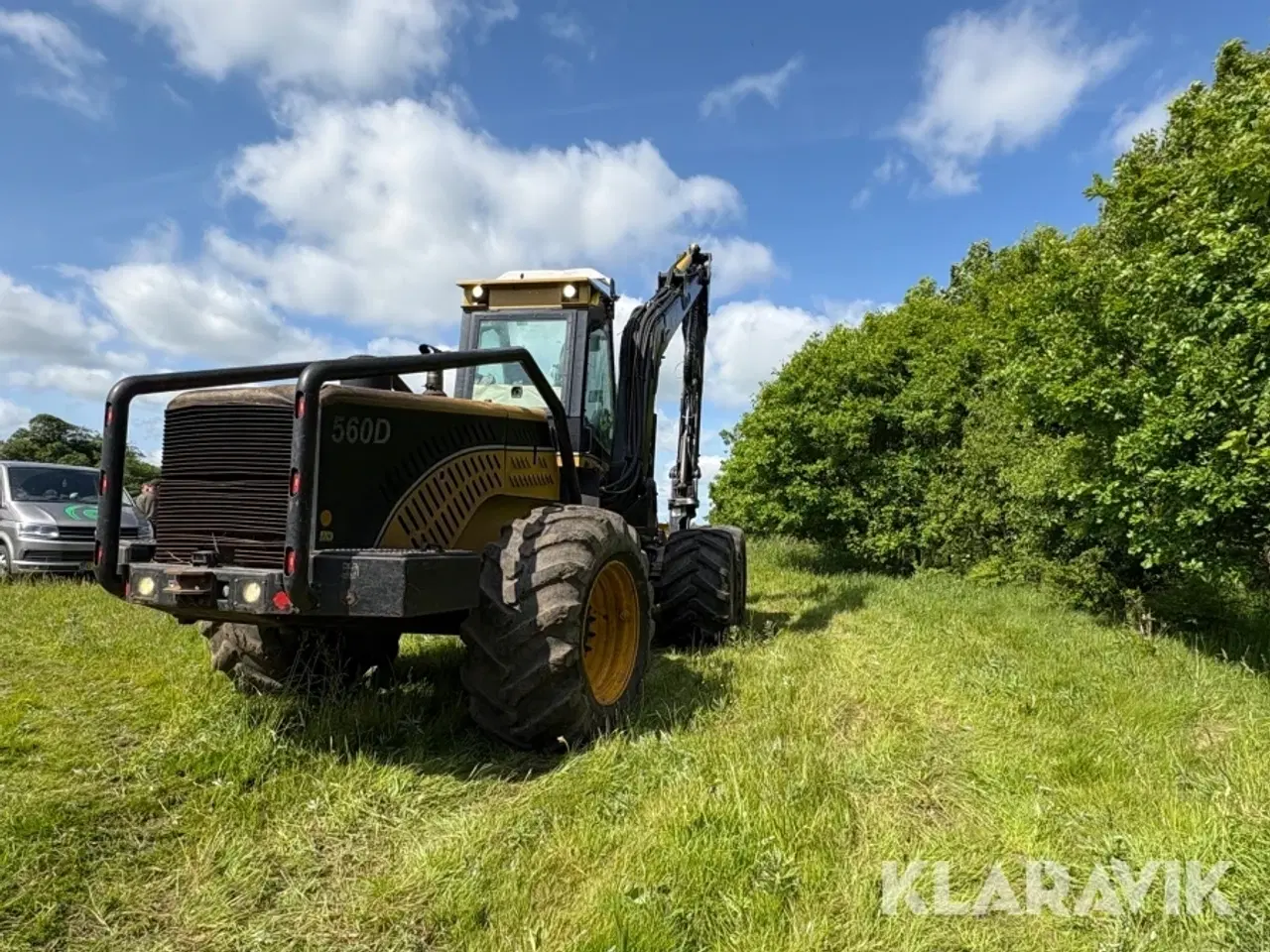 Billede 4 - Skovningsmaskine Ecolog 560D med processor  fældehovedet.