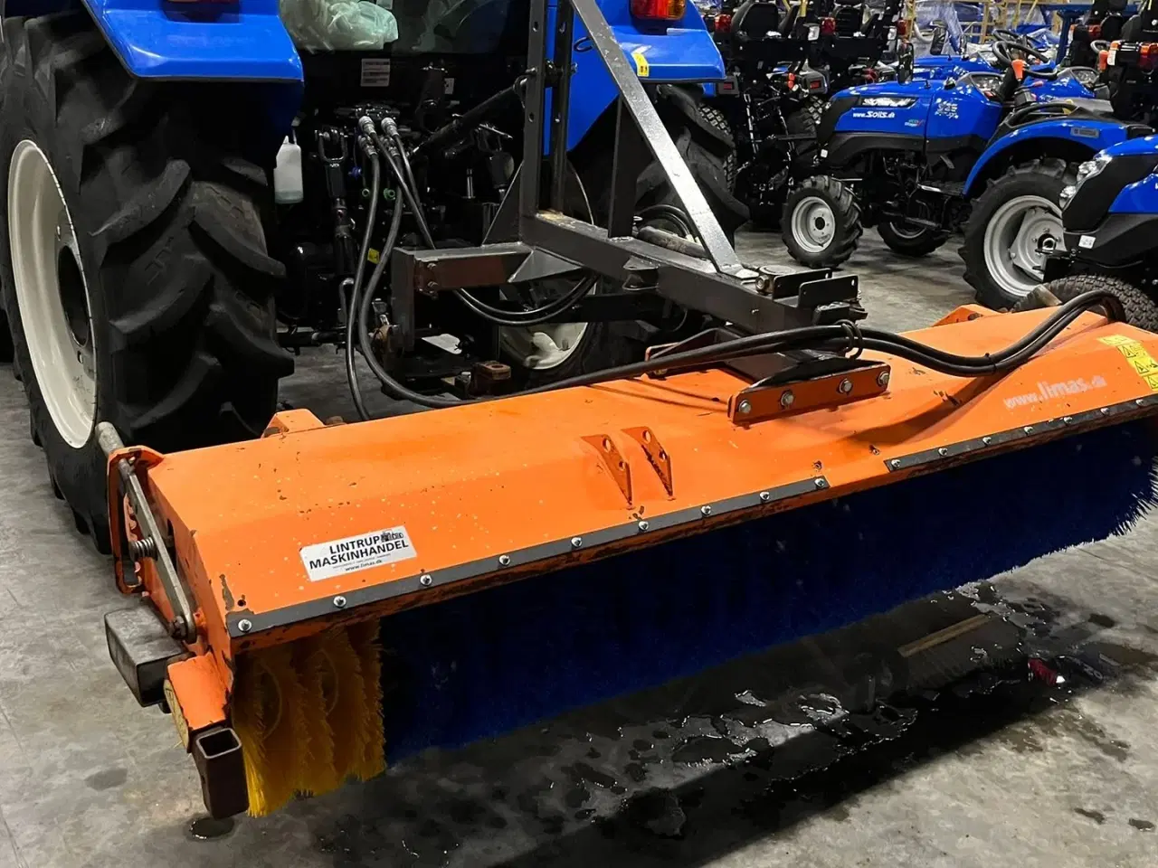 Billede 14 - Tuchel 230 Hydraulisk kost med nylon børster og hydraulisk sving. Brede 2300 o