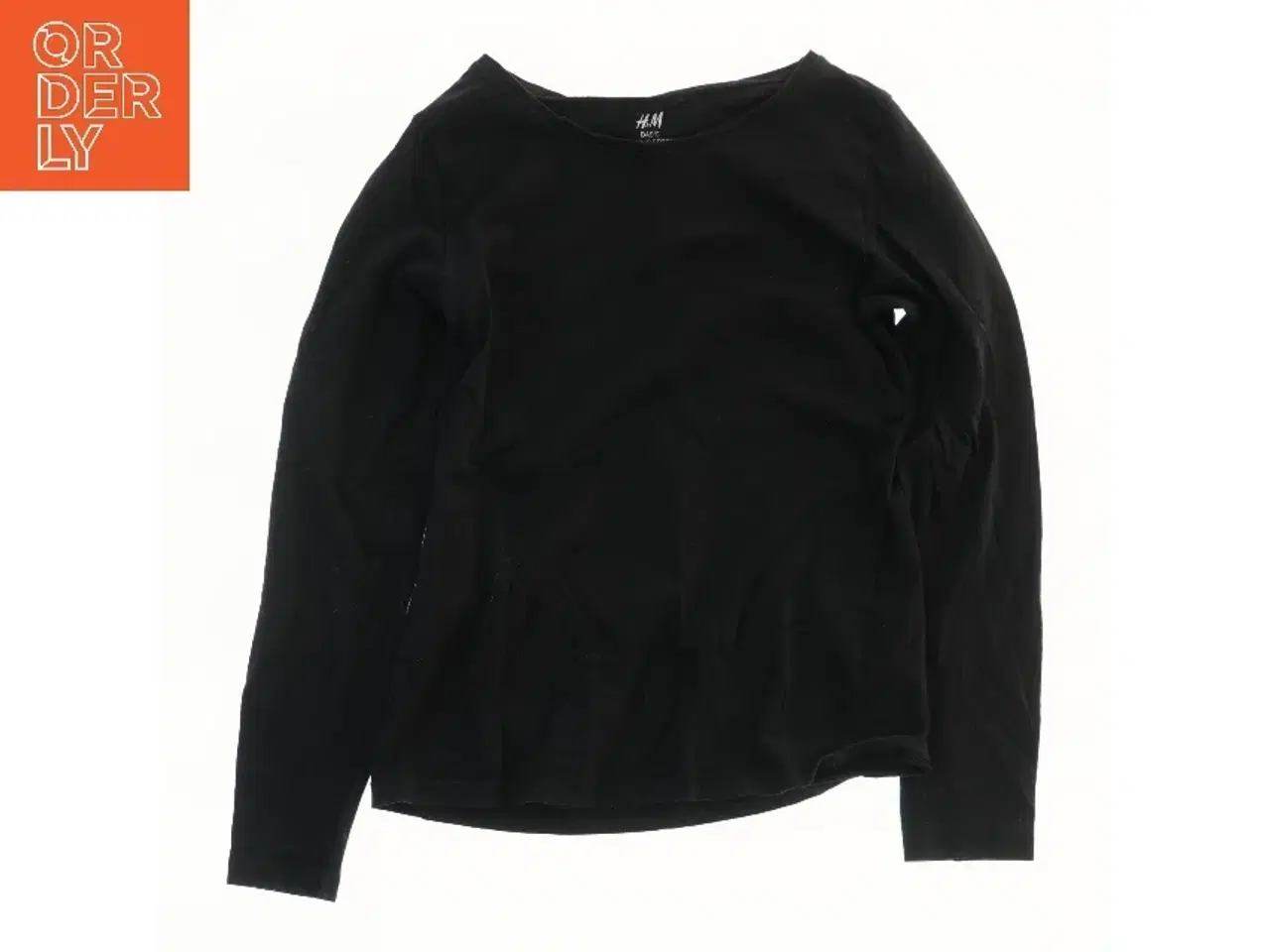 Billede 1 - Langærmet sort trøje fra H&M (str. 122)