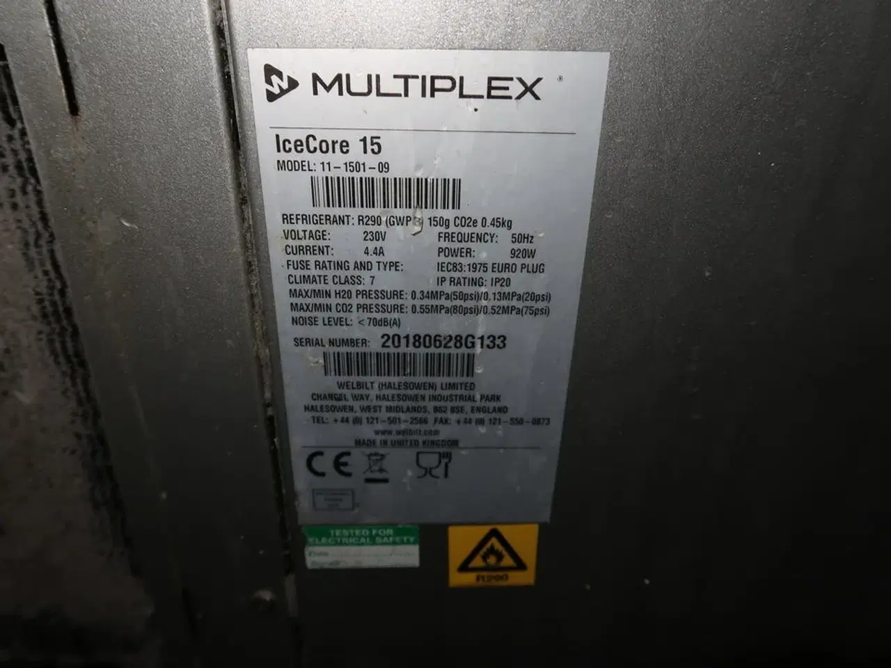 Billede 10 - Taphane Anlæg - inkl. Tefcold BA20H backbarkøler