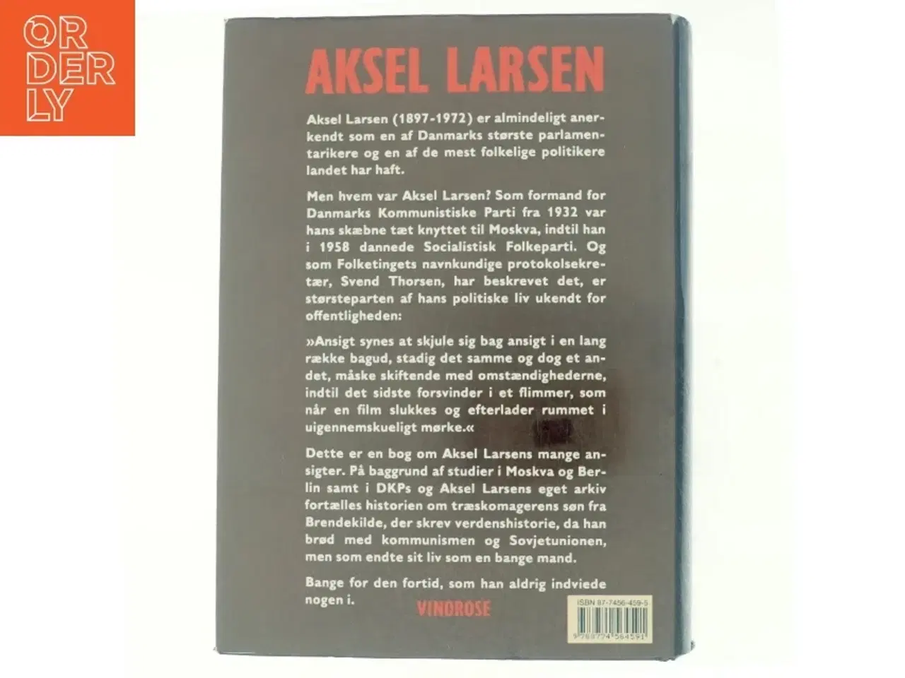 Billede 3 - Aksel Larsen af Kurt Jacobsen (f. 1954) (Bog)