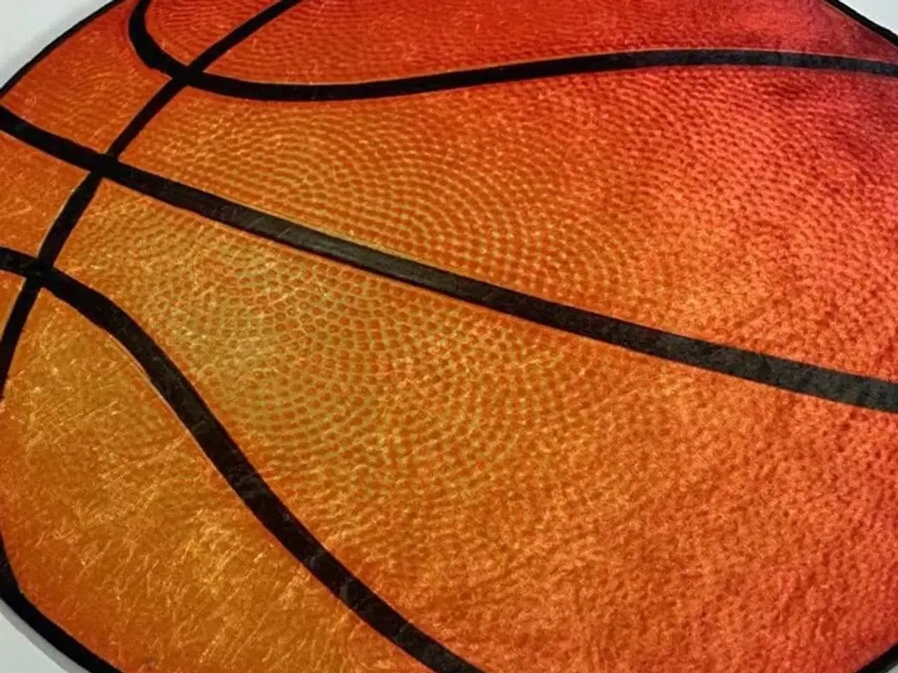 Billede 3 - gulvmåtte i basketball form runde tæpper