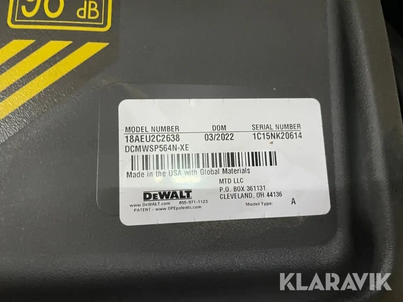 Billede 8 - Græsslåmaskine DEWALT DCMWSP564N