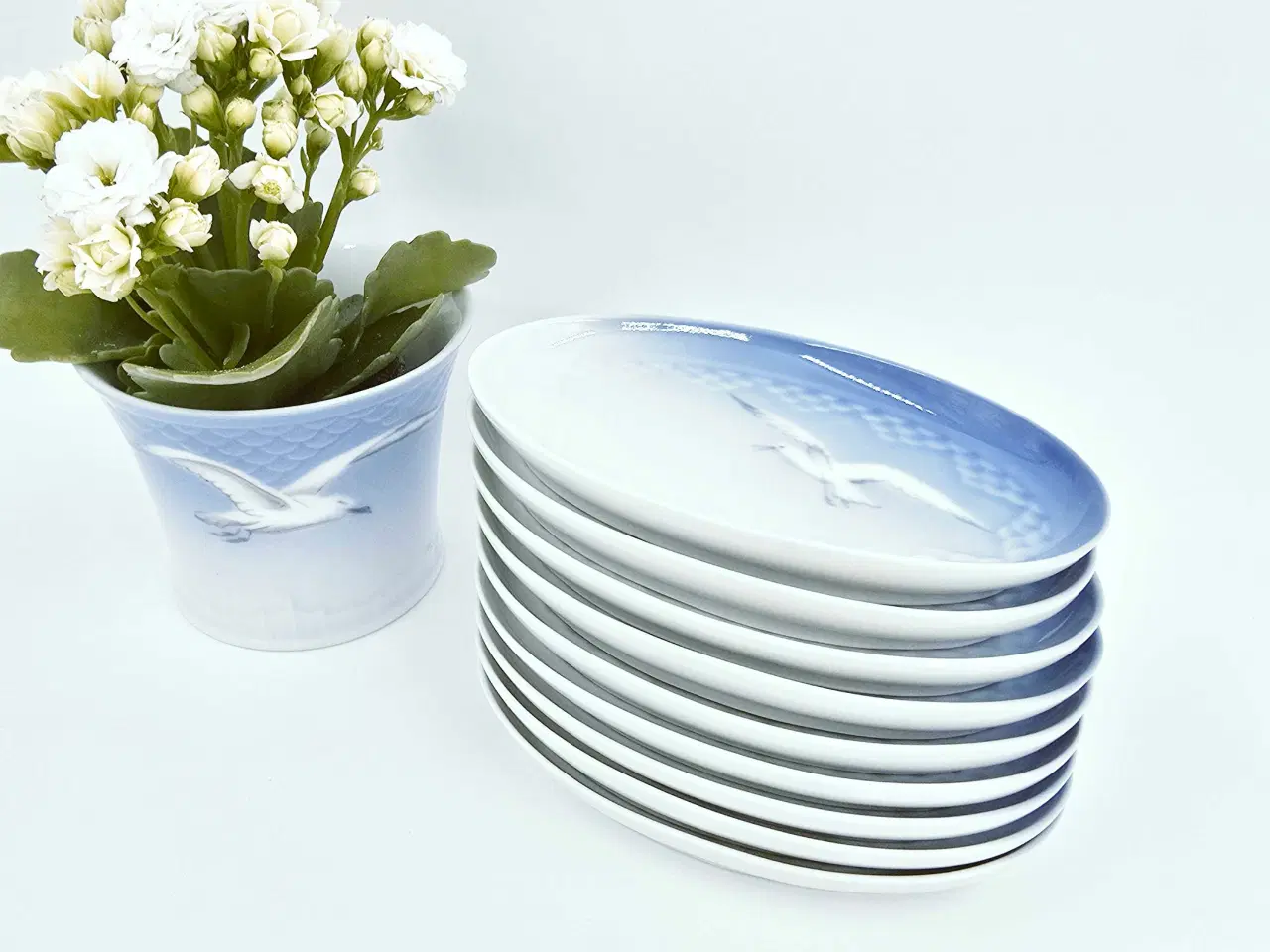 Billede 7 - Mågestel uden guldkant oval asiet