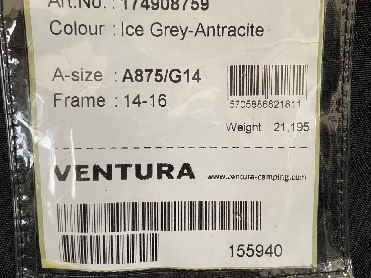 Billede 1 - Fortelt Ventura Pacific D300 Antracite