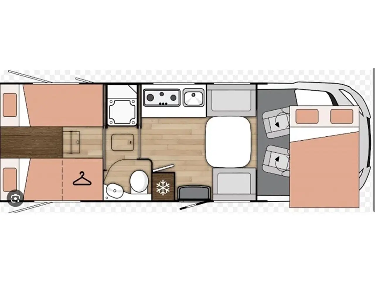 Billede 4 - 2021 - Benimar Amphitryon 967 Northautokapp   Benimar Amphitryon 967 Northautokapp Alde 2021 - Se den nu hos Camping-Specialisten.dk