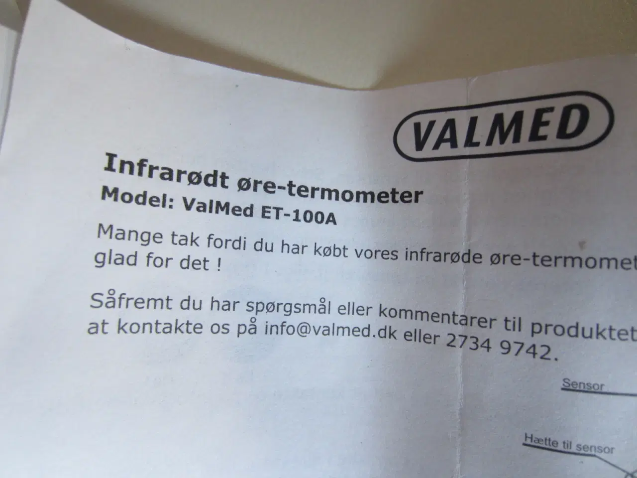 Billede 3 - Valmed infrarødt digitalt øretermometer