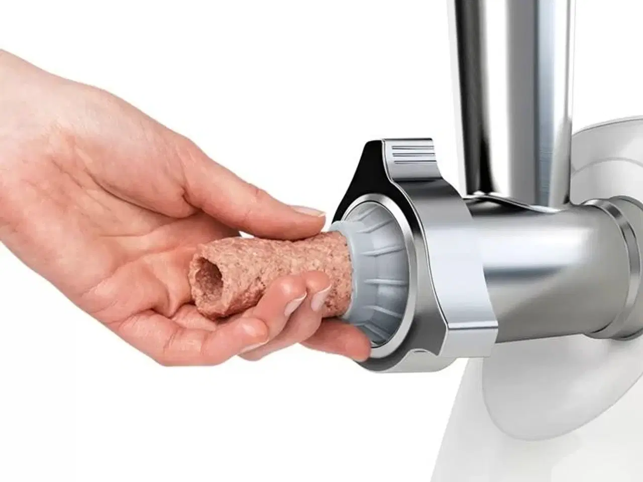 Billede 5 - Kødhakker Bosch MFW2520W – 1.500 W, rustfrit stål/hvid