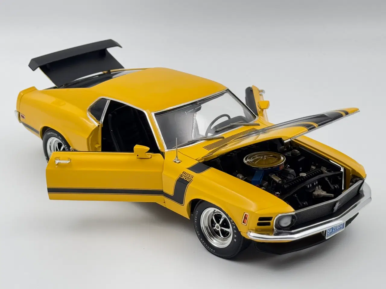 Billede 3 - 1969 Ford Mustang Boss 302 Meget detaljeret - 1:18