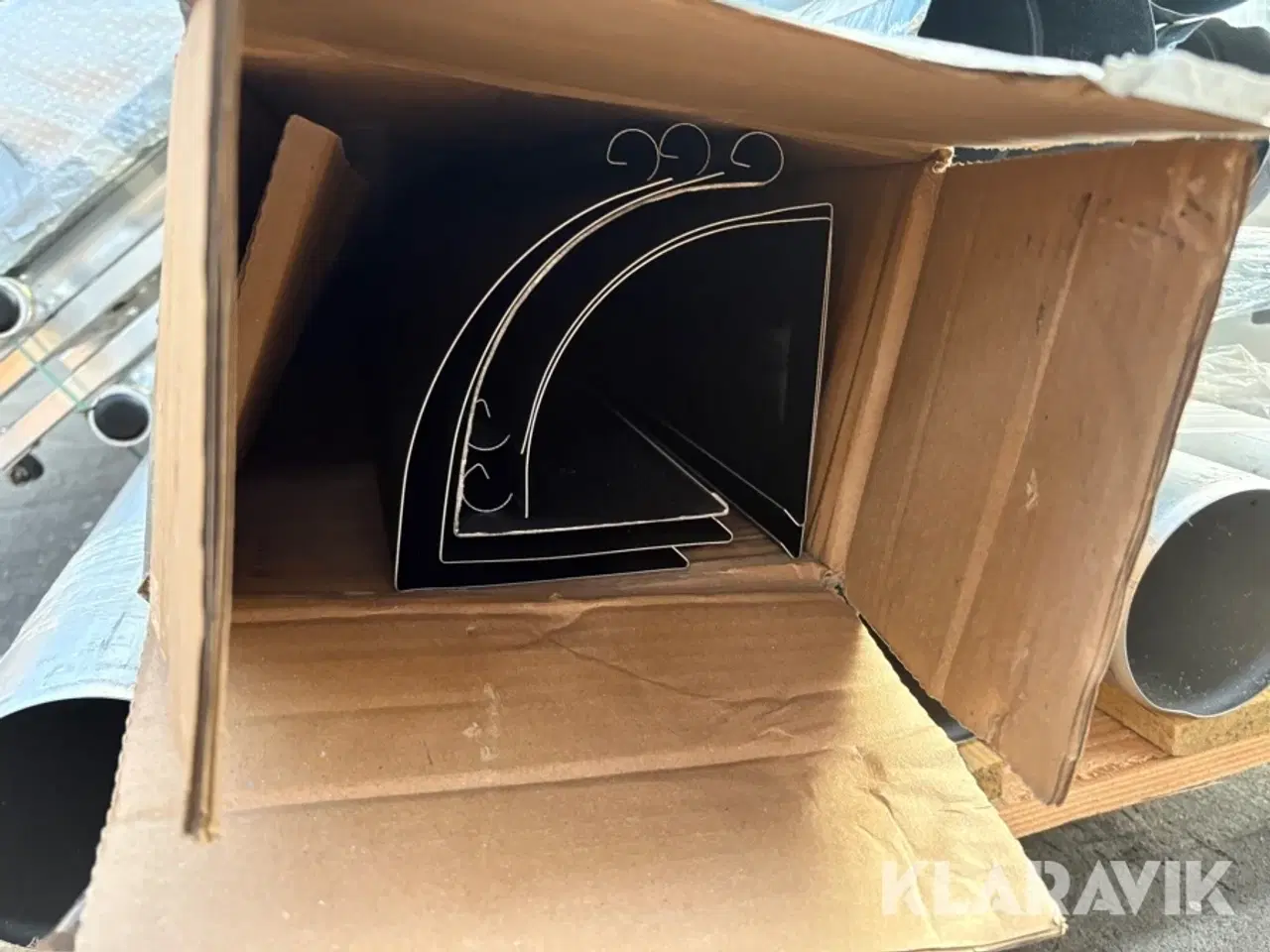 Billede 10 - Blandet lot rullestillads, rør, tagrender, stålbordplade