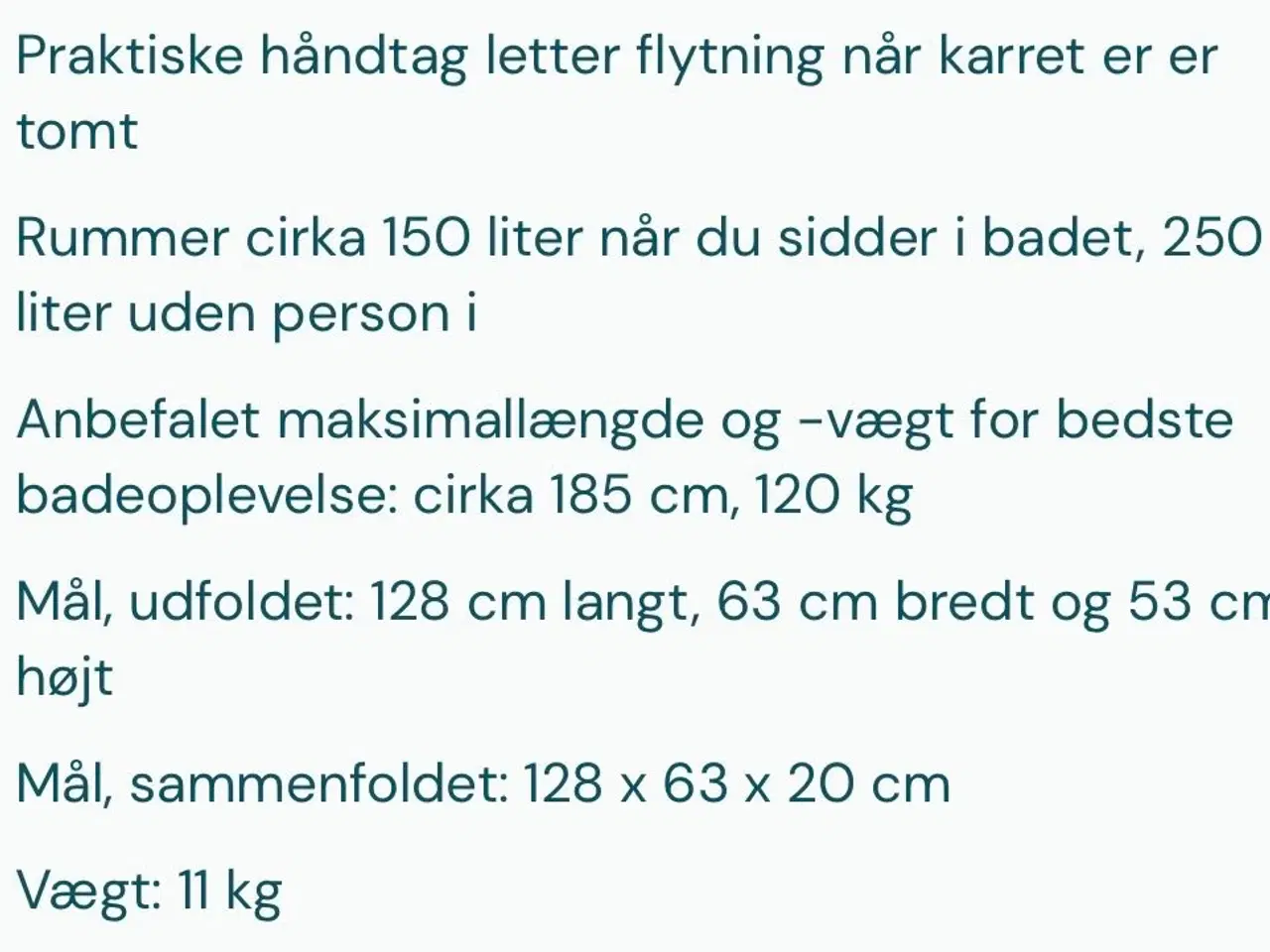 Billede 3 - Badekar til voksne
