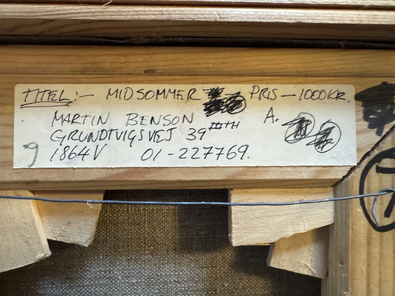 Billede 3 - Martin Benson ( Maleri )