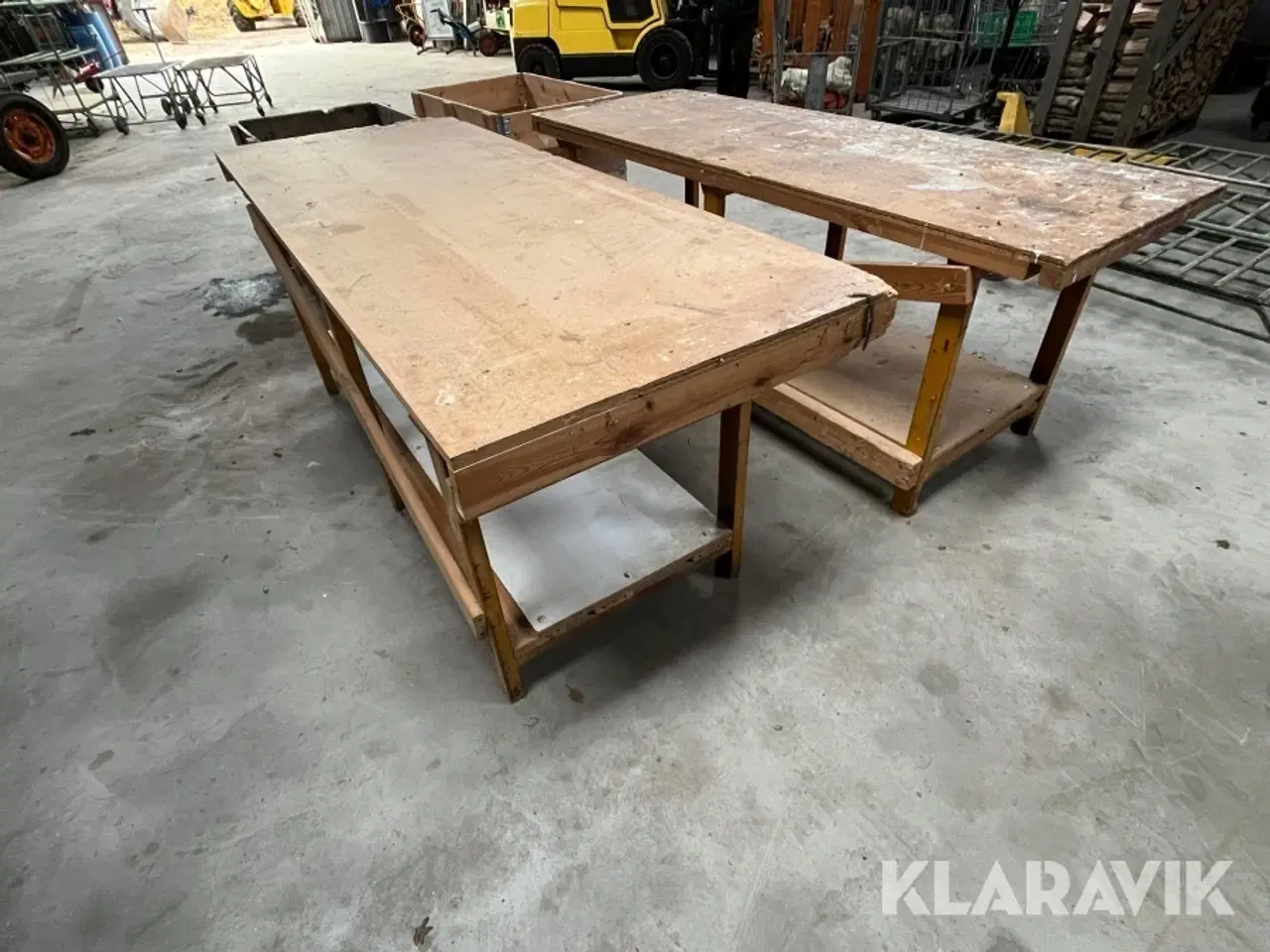 Billede 3 - Arbejdsborde og materiel pallevogne