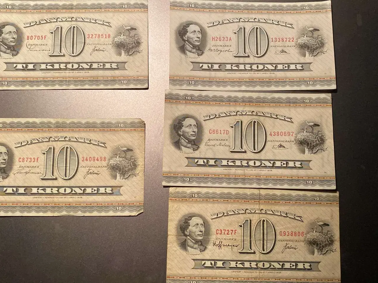 Billede 1 - 10 Kr. seddel Dansk