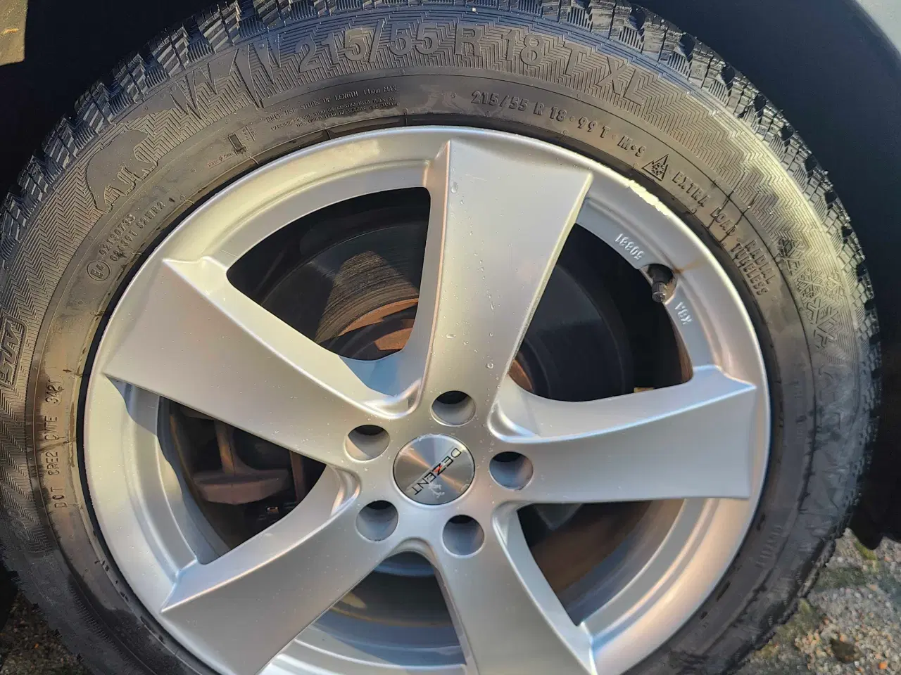 Billede 3 - Vinterhjul 18" - bolte 5x112 - dæk 215x55