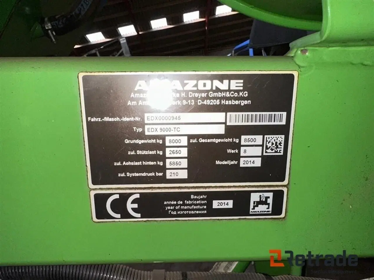 Billede 5 - Amazone EDX 9000 TC