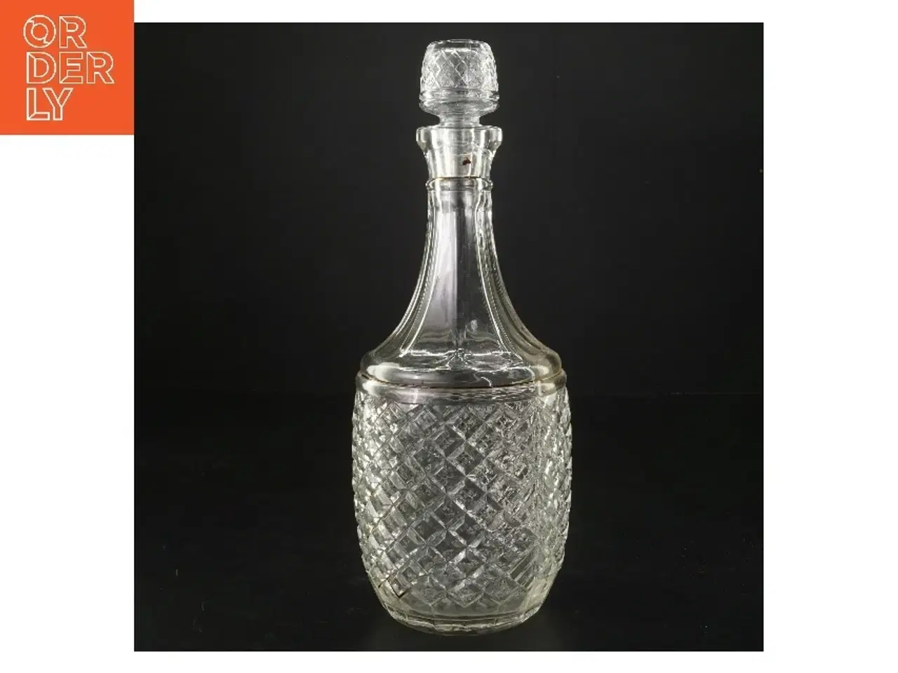 Billede 1 - Glaskaraffel med prop (str. Ø 10x h 27 cm)