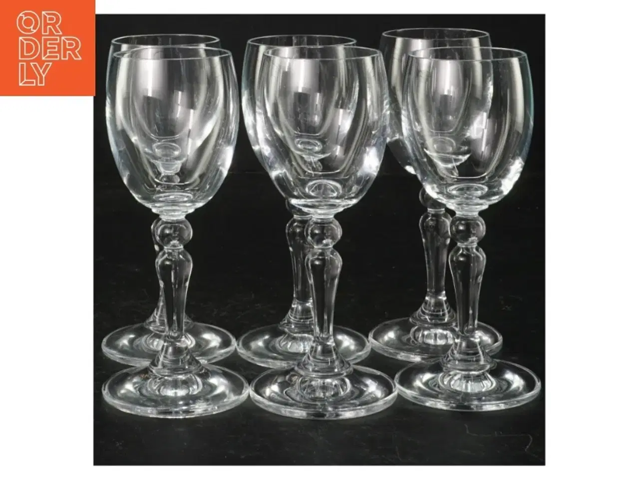 Billede 1 - Vinglas (str. Ø 5 cm h 13 cm)