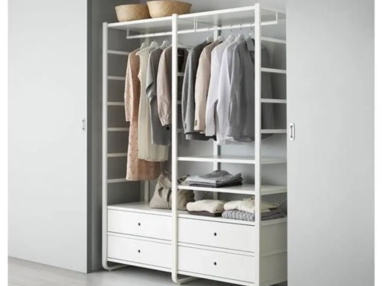 Billede 3 - IKEA ELVARLI garderobeløsning – selvstående, udgåe