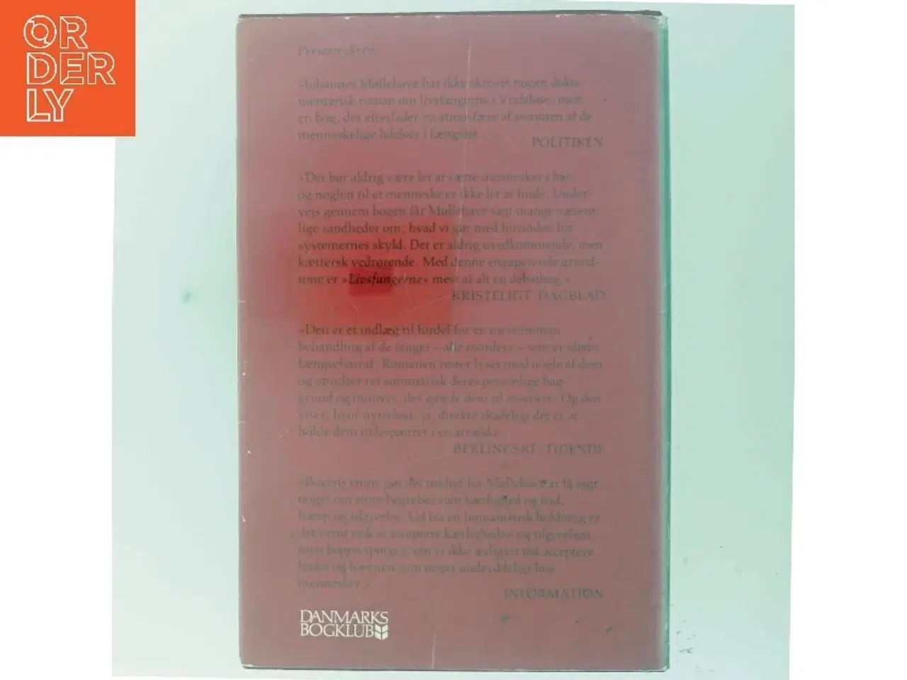 Billede 3 - Livsfangerne af Johannes Møllehave fra Danmarks Bogklub