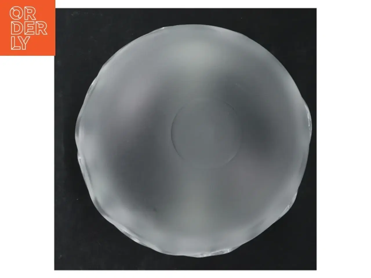 Billede 4 - Glas bonbonniere fra Holmegaard (str. Ø. 10,5 cm)
