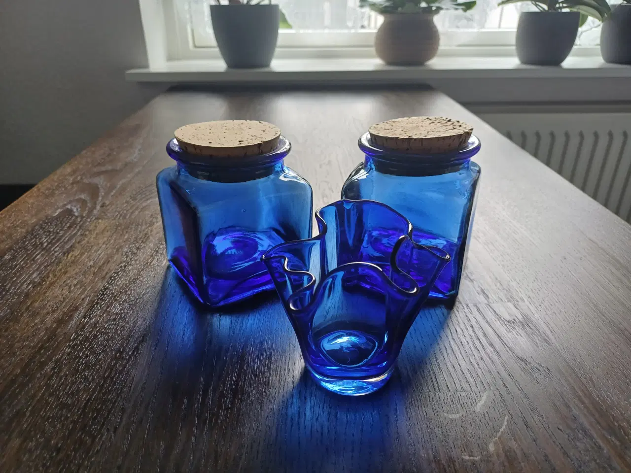 Billede 1 - Blå glas 